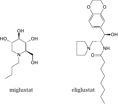 Drug treatment of Gaucher disease