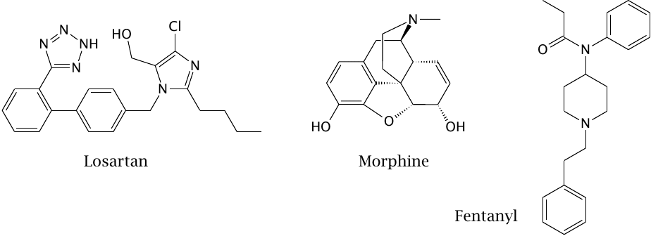 Non-peptide ligands of peptide receptors