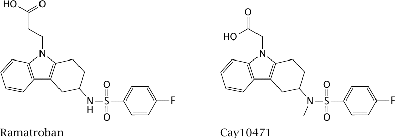 Inhibitors that act downstream of Prostaglandin H2